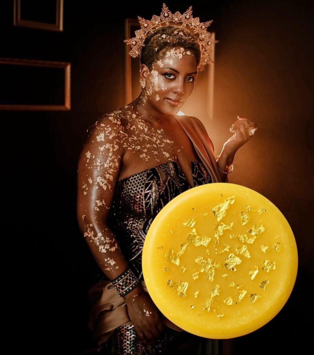 TURMERIC Gold Foil Soap 3.5 oz - Image 3