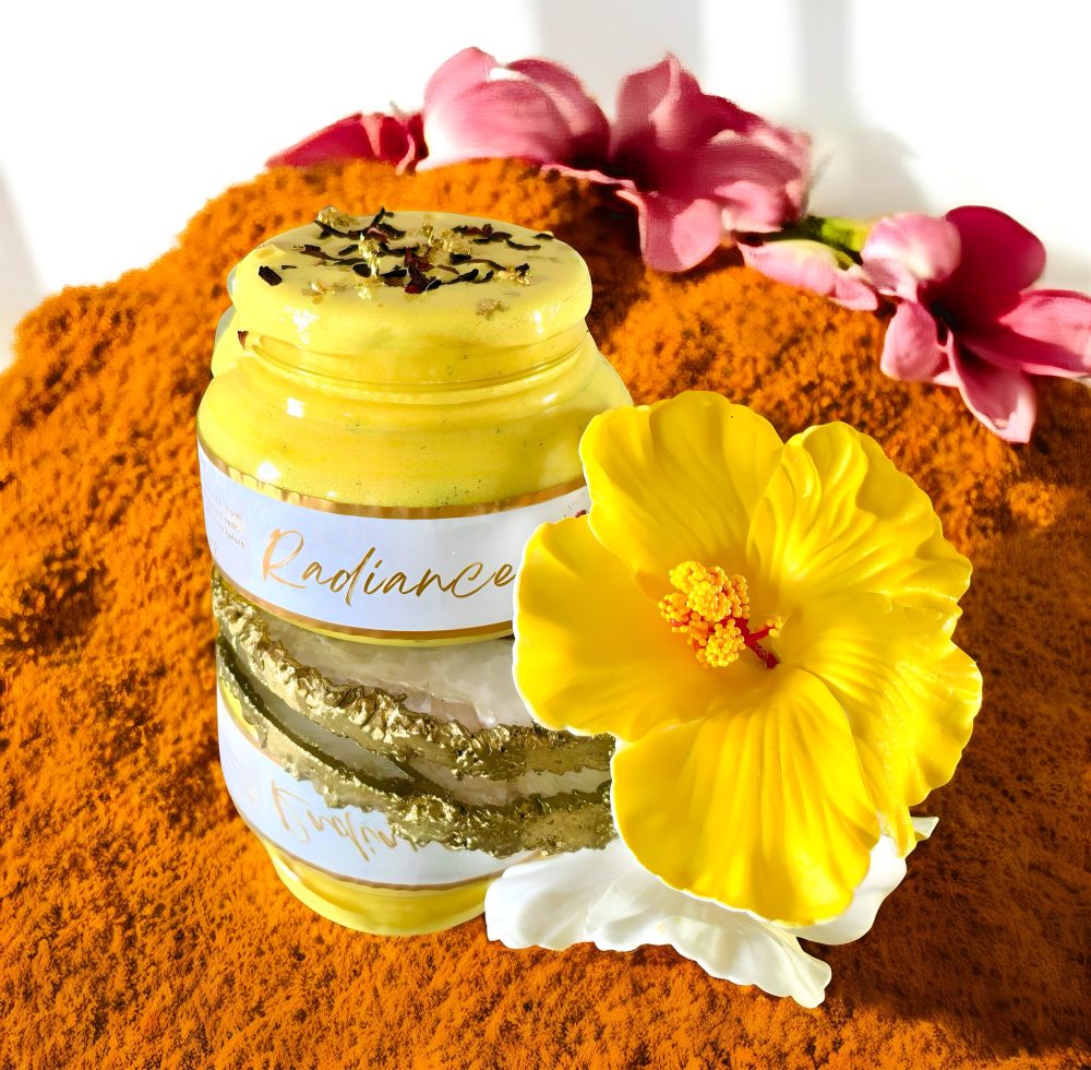 Turmeric & Kojic Acid Hibiscus Luxurious Scrub 8oz (250 ml) - Image 3