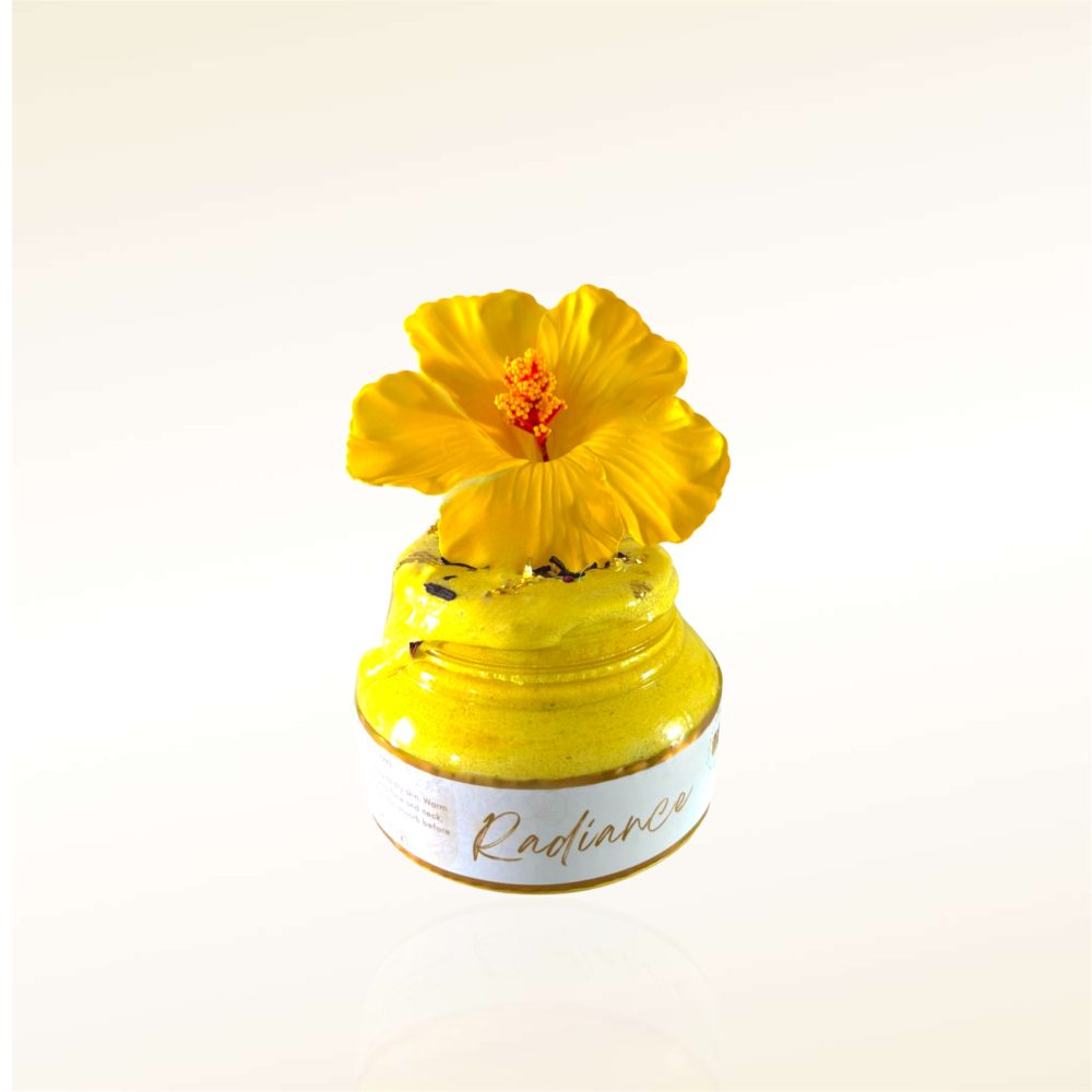 Turmeric & Kojic Acid Hibiscus Luxurious Scrub 8oz (250 ml) - Image 4